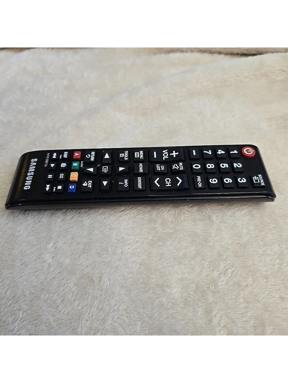 Original TV Remote Control for Samsung HG40NE478 Television (USED) Aa59-00817A